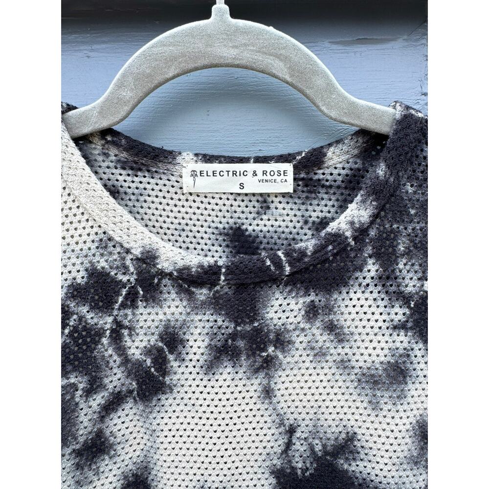 ELECTRIC & ROSE Tie Dye Mesh Knit Tank & Pant Coordinated Set Small S - Picture 3 of 7